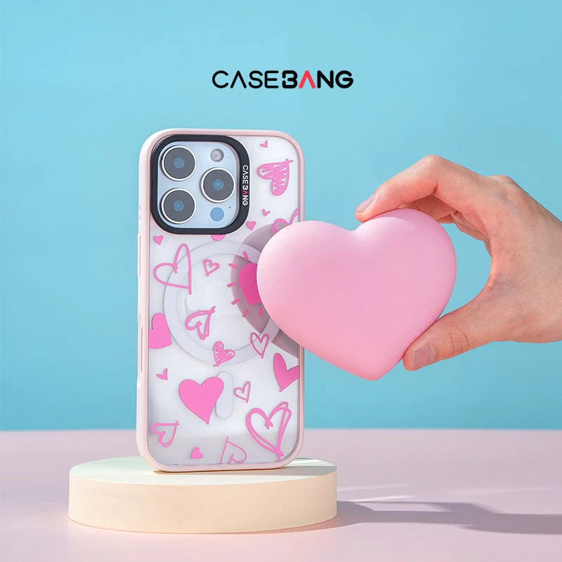 3D Heart-Shaped MagSafe Grip Stand - Image 3