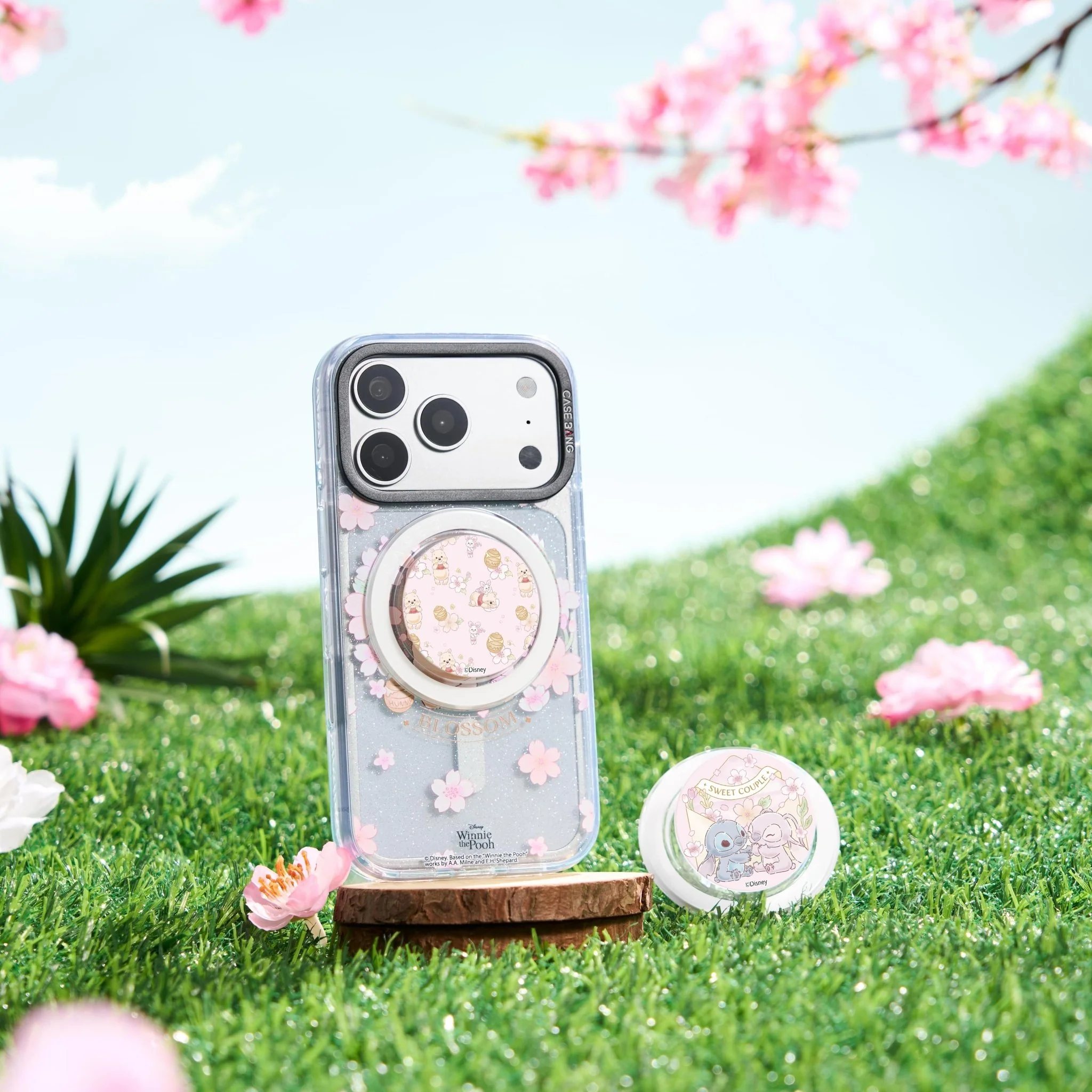 Cherry Blossom Series MagSafe Airbag Grip Stand