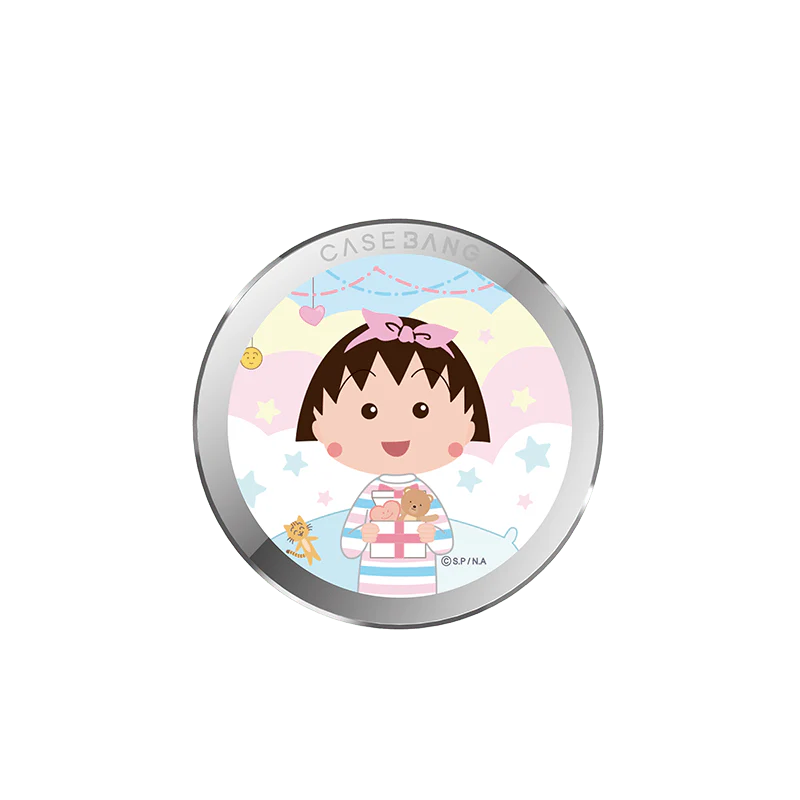 Chibi Maruko-chan Magnetic Ring Plate - Image 3
