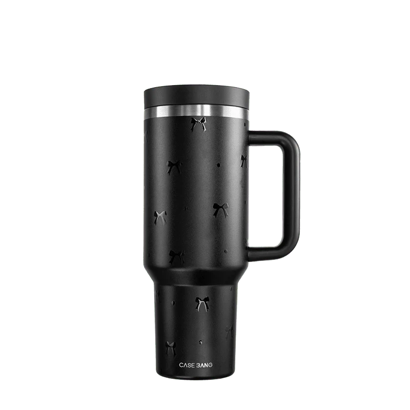 Classic Black Bow Insulated Tumbler - Image 3