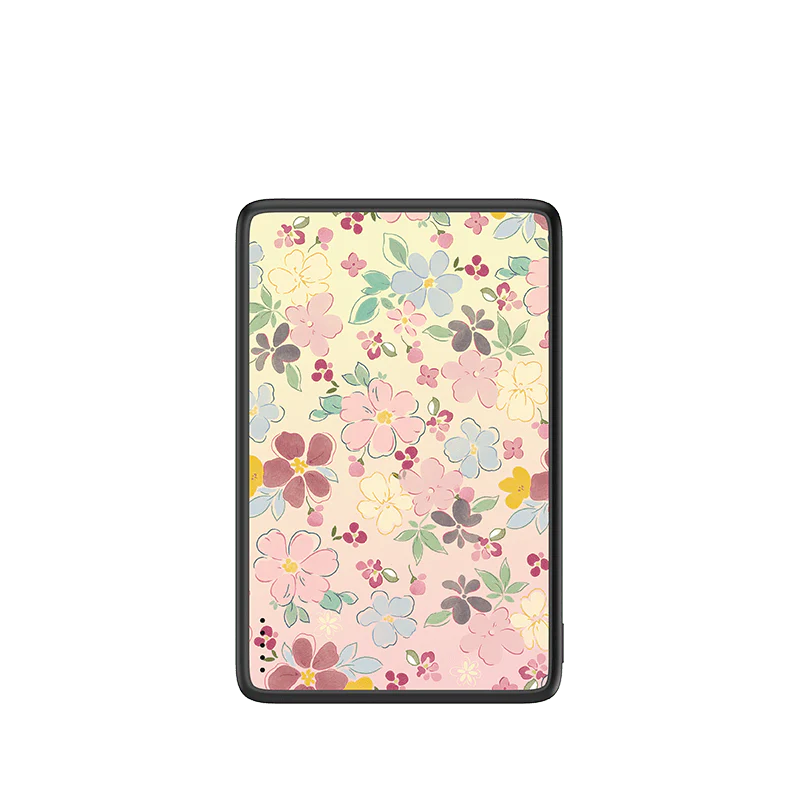 Blooming Flowers Magnetic Power Bank