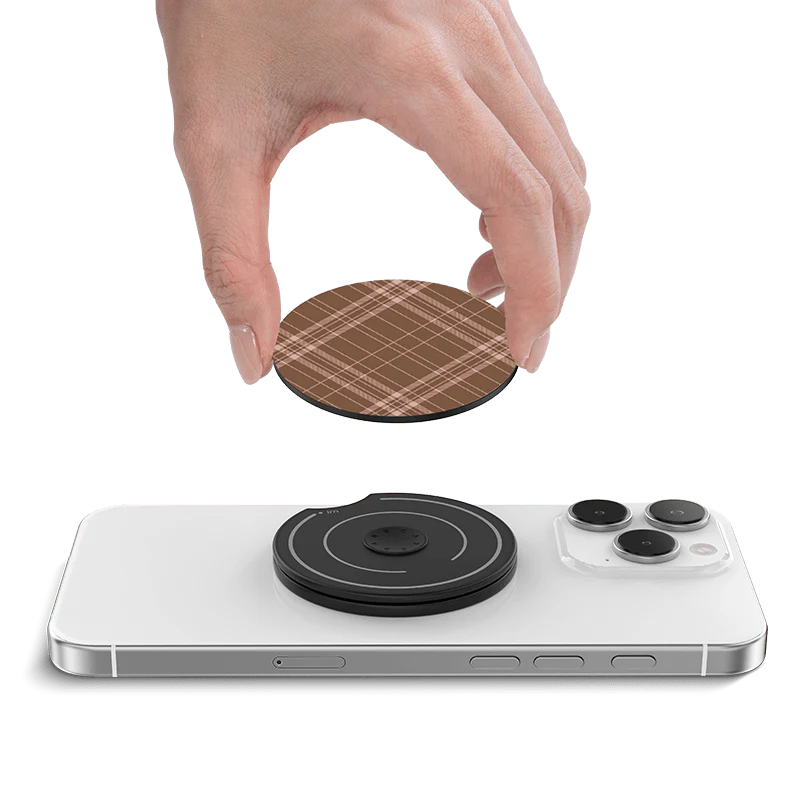 GENTLE PINK BROWN Magsafe Grip Stand - Image 3