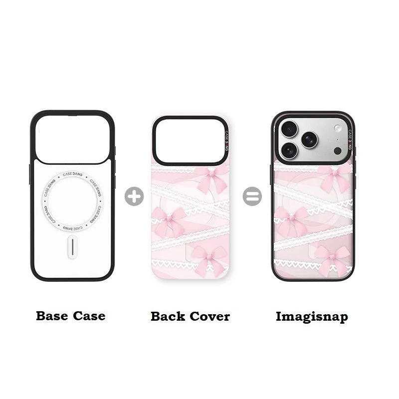 Lace Bow Snap-On Phone Case - Image 3
