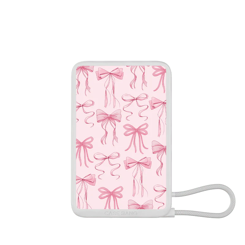 Lace Bow Series Power Bank Build-in Cable - Image 2