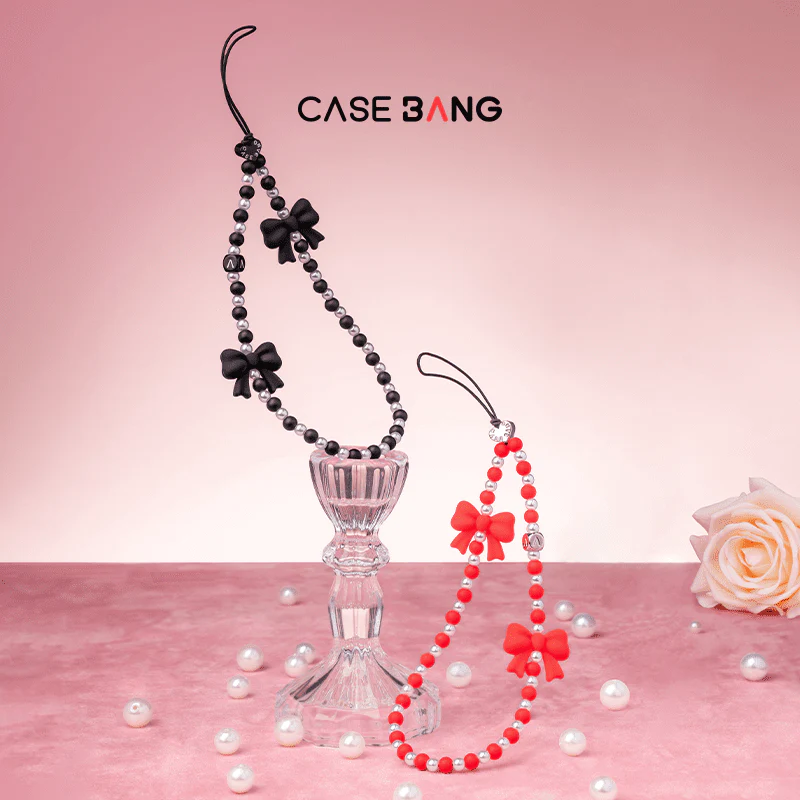 Pearl & Bow Wrist Strap - Image 2