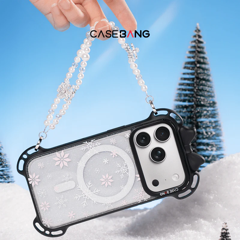 Snowflake Duet Phone Hand Charm - Image 3