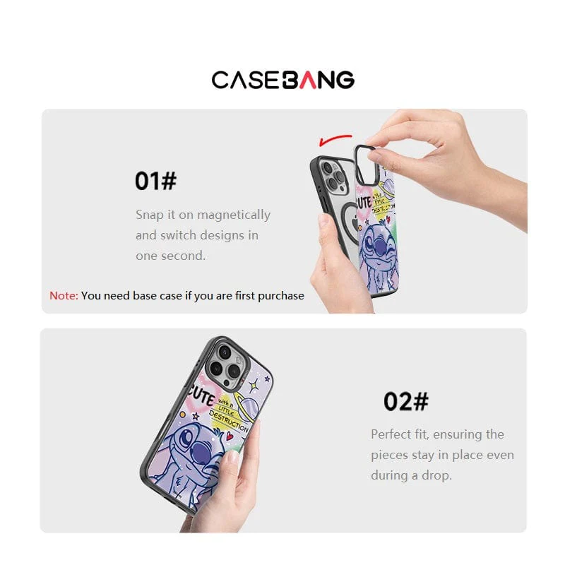 Stitch Stacked Fun Snap-On Phone Case - Image 5
