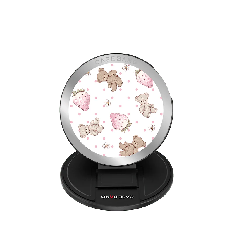 Strawberry Bear MagSafe Grip Stand